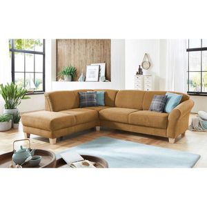 Sit & More ROHOVÁ SEDACIA SÚPRAVA, textil, horčicovožltá vyobraziť