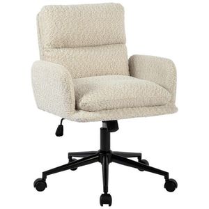 MID.YOU OTOČNÁ STOLIČKA, buklé, čierna, béžová vyobraziť