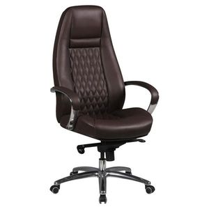 MID.YOU KANCELÁRSKE KRESLO, vzhľad kože, hnedá vyobraziť