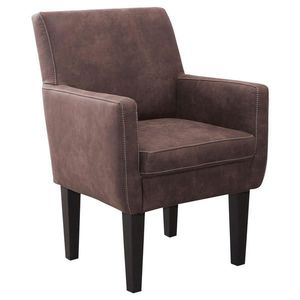 Sit & More KRESLO, textil, tmavohnedá vyobraziť