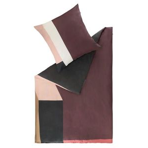 Schöner Wohnen OBOJSTRANNÁ POSTEĽNÁ BIELIZEŇ, satén, antracitová, krémová, svetloružová, červenohnedá, 155/220 cm vyobraziť