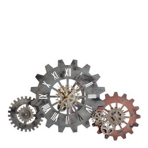 Ambia Home NÁSTENNÉ HODINY hnedá 107/63 cm vyobraziť