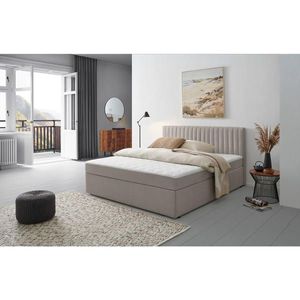 MID.YOU AMERICKÁ POSTEĽ, 160/200 cm, svetlosivá vyobraziť