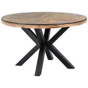 Livetastic JEDÁLENSKÝ STÔL, prírodná farba, čierna, 130/76/130 cm vyobraziť