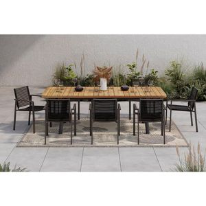 Ambia Garden ZÁHRADNÝ STÔL, drevo, kov, 100/75/180/240 cm100/75/180/240 cm vyobraziť