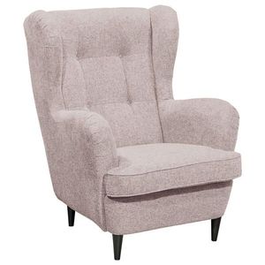 MID.YOU KRESLO UŠIAK, textil, ružová vyobraziť