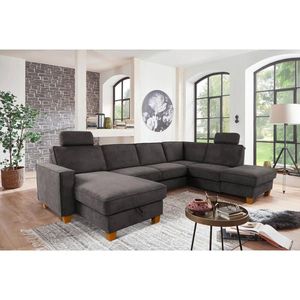 Sit & More SEDACIA SÚPRAVA, textil, tmavosivá vyobraziť