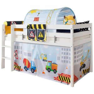 MID.YOU VYVÝŠENÁ POSTEĽ, 90/200 cm biela vyobraziť