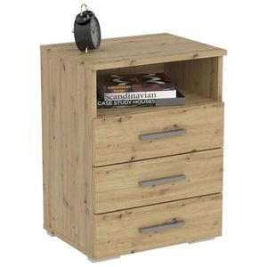 Carryhome NOČNÝ STOLÍK, dub artisan, 45/62/35 cm vyobraziť