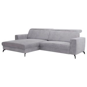 Sit & More ROHOVÁ SEDACIA SÚPRAVA, textil, svetlosivá vyobraziť