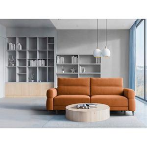 Livetastic ROZKLADACIA POHOVKA, textil, hrdzavá vyobraziť