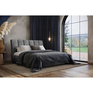 MID.YOU ČALÚNENÁ POSTEĽ, 180/200 cm, grafitová vyobraziť
