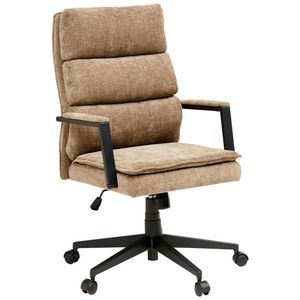 MID.YOU KANCELÁRSKE KRESLO, tkaná textília, hnedá vyobraziť