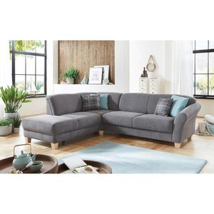 Sit & More ROHOVÁ SEDACIA SÚPRAVA, textil, sivá vyobraziť