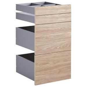 Hom`in SADA ZÁSUVIEK, farba duba, 45, 3/83/46, 8 cm vyobraziť