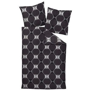 Janine POSTEĽNÁ BIELIZEŇ, makosatén, antracitová, sivá, 135/200 cm vyobraziť