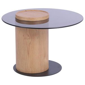 Stylife PRÍRUČNÝ STOLÍK, dub, čierna, farba duba vyobraziť