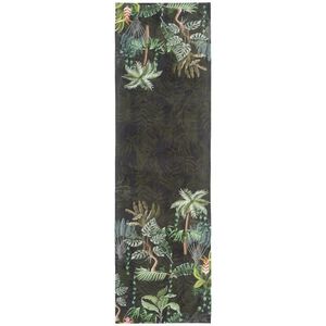 Esposa ÚZKY OBRUS, 45/150 cm, zelená, čierna vyobraziť