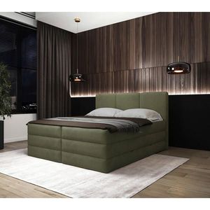 MID.YOU BOXSPRINGOVÁ POSTEĽ, 160/200 cm, zelená vyobraziť