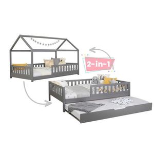 MID.YOU VÝSUVNÁ POSTEĽ, 120/200 cm svetlosivá vyobraziť