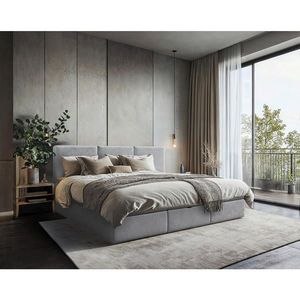 MID.YOU RODINNÁ POSTEĽ, 240/200 cm, tmavosivá vyobraziť