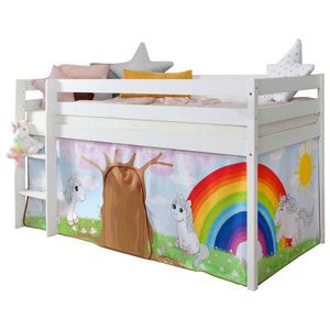 MID.YOU VYVÝŠENÁ POSTEĽ, 90/200 cm biela vyobraziť