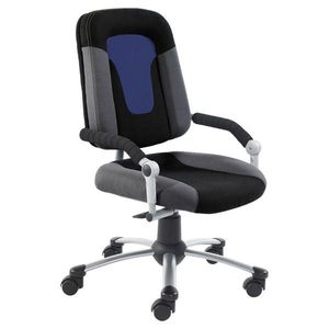 Stylife OTOČNÁ STOLIČKA PRE MLÁDEŽ, antracitová, modrá, čierna vyobraziť