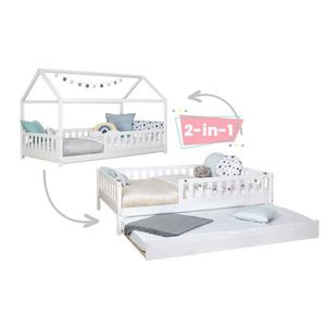 MID.YOU VÝSUVNÁ POSTEĽ, 100/200 cm biela vyobraziť