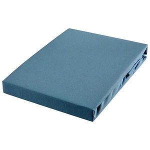 Novel NAPÍNACIA PLACHTA, džersej, petrolejová, 90-100/200-220 cm vyobraziť