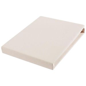 Novel NAPÍNACIA PLACHTA, džersej, krémová, 90-100/200-220 cm vyobraziť