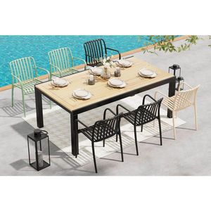 Ambia Garden ZÁHRADNÝ STÔL, drevo, kov, 200-300/76/110 cm vyobraziť