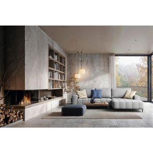 Livetastic ROZKLADACIA ROHOVÁ POHOVKA, textil, sivá vyobraziť