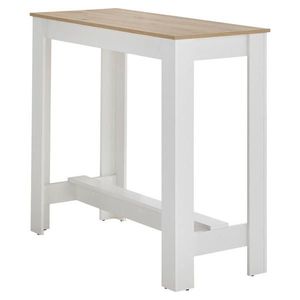 MID.YOU BAROVÝ STÔL, biela, dub artisan, 115/50/103 cm vyobraziť