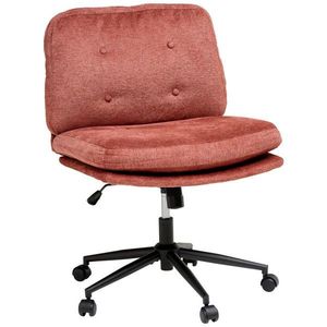 MID.YOU OTOČNÁ STOLIČKA, mikrovlákno, červená vyobraziť