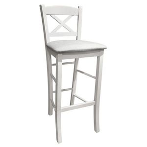 BAROVÁ STOLIČKA, sivá, biela vyobraziť