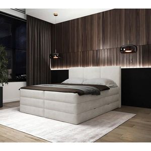 MID.YOU BOXSPRINGOVÁ POSTEĽ, 160/200 cm, biela vyobraziť