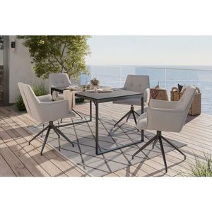 Ambia Garden ZÁHRADNÁ STOLIČKA, kov, textil vyobraziť