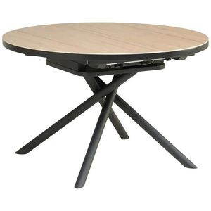 MID.YOU JEDÁLENSKÝ STÔL, čierna, jantárová, 120-160/120/76 cm vyobraziť