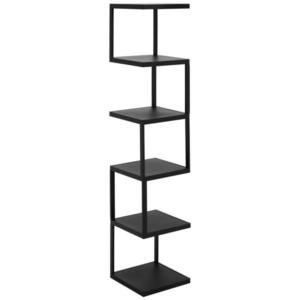 Carryhome REGÁL, čierna, železo, 25/119/25 cm vyobraziť