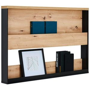 Voleo NÁSTENNÝ REGÁL čierna, dub artisan vyobraziť