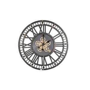 Landscape NÁSTENNÉ HODINY antracitová, zlatá 70/70/6 cm vyobraziť