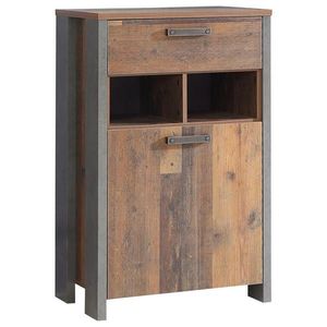 Carryhome SKRINKA NA TOPÁNKY, hnedá, tmavosivá, 67/108, 1/41, 6 cm vyobraziť