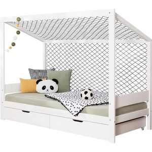 MID.YOU POSTEĽ S ÚLOŽNÝM PRIESTOROM, 90/200 cm biela vyobraziť