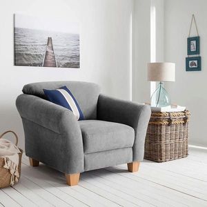 Sit & More KRESLO, textil, sivá vyobraziť