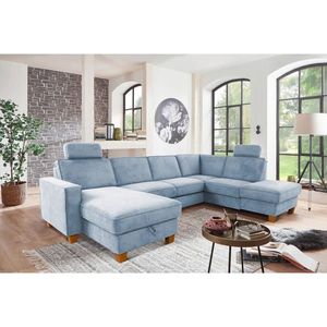 Sit & More SEDACIA SÚPRAVA, textil, svetlomodrá vyobraziť