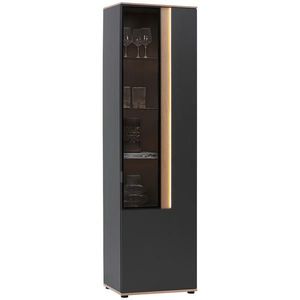 Dieter Knoll VITRÍNA, antracitová, farba duba, 60, 6/213, 1/42 cm vyobraziť