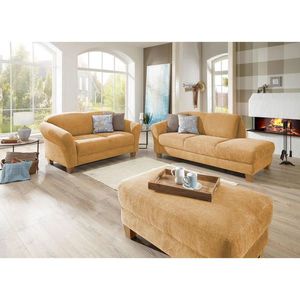 Sit & More LEŇOŠKA, textil, horčicovožltá vyobraziť