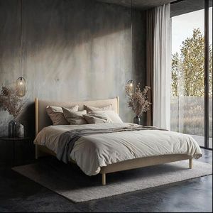 MID.YOU ČALÚNENÁ POSTEĽ, 180/200 cm, hnedá vyobraziť