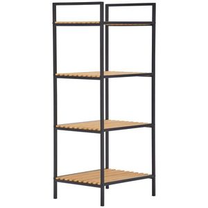 Xora REGÁL, hnedá, prírodná farba, čierna, železo, 39/95/32, 5 cm vyobraziť