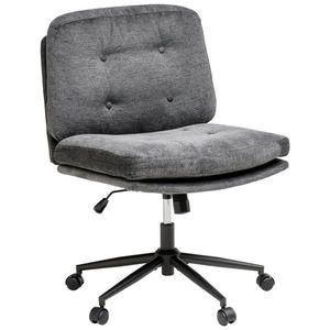 MID.YOU OTOČNÁ STOLIČKA, mikrovlákno, sivá vyobraziť